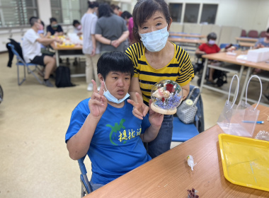 學員合照(永生花盅)