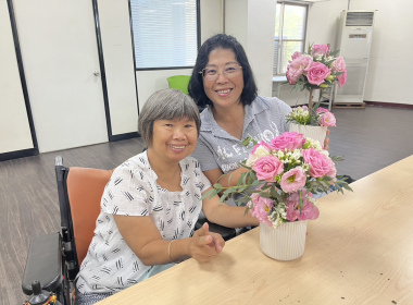 學員合照(鮮花)